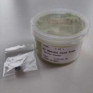 Momo Slimes Matcha Cold Foam Slime